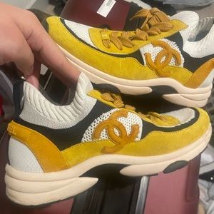 Chanel Runners Black and Yellow